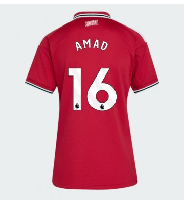 Manchester United Amad Diallo #16 Hjemmebanetrøje Dame 2026-27 Kortærmet Manchester United Amad Diallo #16 Hjemmebanetrøje Dame 2026-27 Kortærmet